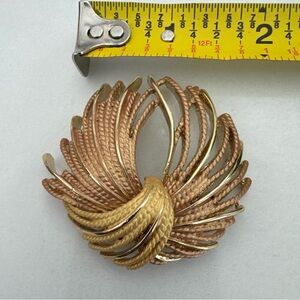 Elegant Gold and Silver Brooch